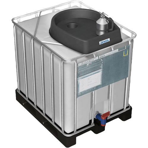 Entonnoir moyen gris en poly&eacute;thyl&egrave;ne r&eacute;sistant aux produits chimiques pour GRV, capacit&eacute; de 7,9 gal. Moffatt Supply & Specialties