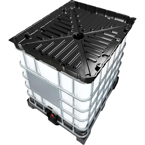 Full Size 30 Gal. Black Chemically-Resistant Polyethylene Funnel Moffatt Supply & Specialties
