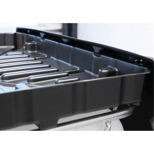 Full Size 30 Gal. Black Chemically-Resistant Polyethylene Funnel Moffatt Supply & Specialties