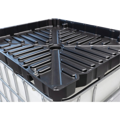 Full Size 30 Gal. Black Chemically-Resistant Polyethylene Funnel Moffatt Supply & Specialties