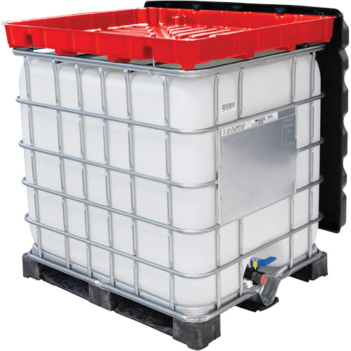 Ensemble dentonnoir GRV rouge pleine grandeur de 30 gal Moffatt Supply & Specialties