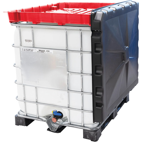 Ensemble dentonnoir GRV rouge pleine grandeur de 30 gal Moffatt Supply & Specialties