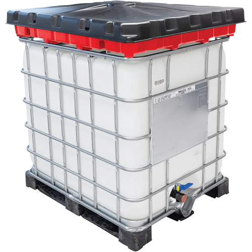Ensemble dentonnoir GRV rouge pleine grandeur de 30 gal Moffatt Supply & Specialties