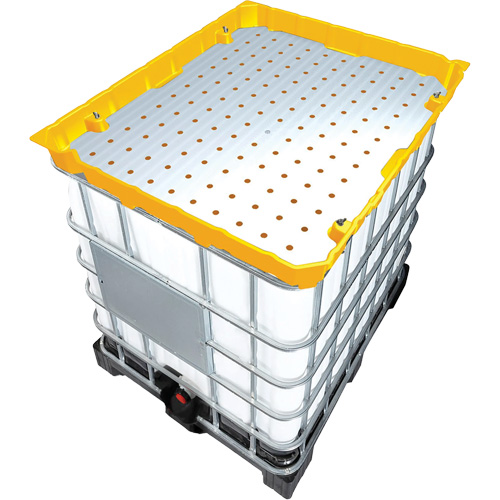 Ensemble dentonnoir GRV jaune pleine grandeur de 30 gal Moffatt Supply & Specialties