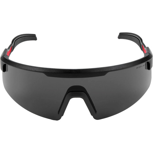 Wraparound Safety Glasses, Black Lens, Anti-Scratch, ANSI Z87+/Meets/Exceeds CSA Z94.3 Moffatt Supply & Specialties
