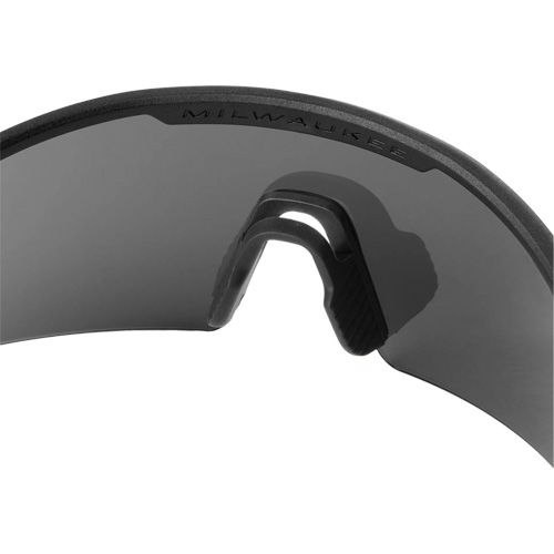 Wraparound Safety Glasses, Black Lens, Anti-Scratch, ANSI Z87+/Meets/Exceeds CSA Z94.3 Moffatt Supply & Specialties