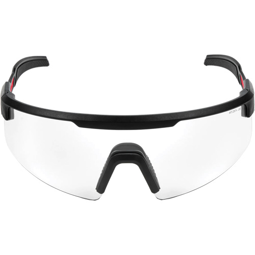 Wraparound Safety Glasses, Clear Lens, Anti-Scratch, ANSI Z87+/Meets/Exceeds CSA Z94.3 Moffatt Supply & Specialties