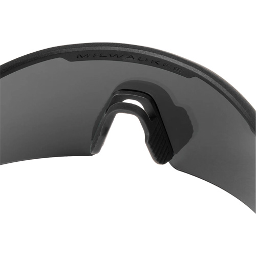 Wraparound Safety Glasses, Red/Mirror Lens, Anti-Scratch, ANSI Z87+/Meets/Exceeds CSA Z94.3 Moffatt Supply & Specialties