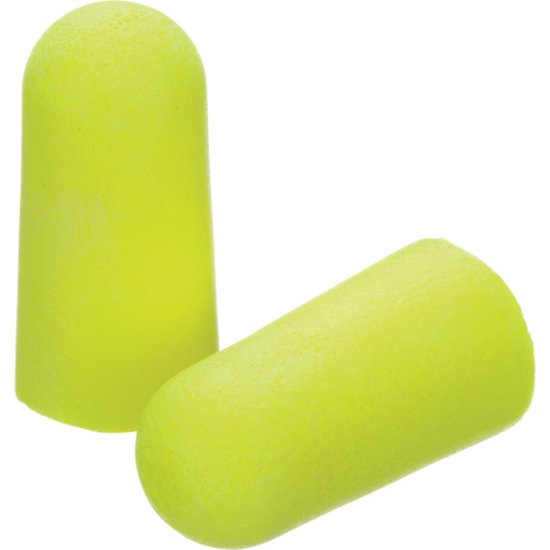 Bouchons d'oreilles n&eacute;on jaune E-A-Rsoft, Vrac - Sac en poly Moffatt Supply & Specialties
