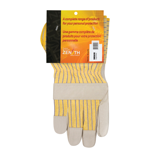 Standard-Duty Dry-Palm Fitters Gloves, Large, Grain Cowhide Palm, Cotton Inner Lining Moffatt Supply & Specialties