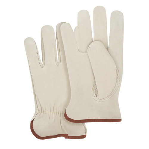 Gants pour conducteurs &agrave; ajustement serr&eacute;, Grand, Paume en Cuir fleur de vache Moffatt Supply & Specialties