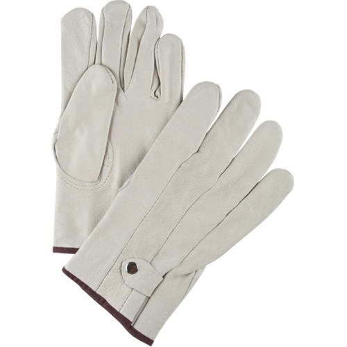 Gants de cordeur d'usage standard, Grand, Paume Cuir fleur de vache Moffatt Supply & Specialties