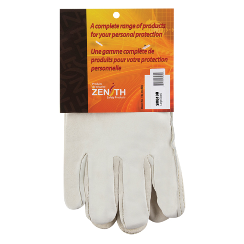 Gants de conducteur doubl&eacute;s pour l'hiver, Grand, Paume en Cuir fleur de vache, Molleton Moffatt Supply & Specialties
