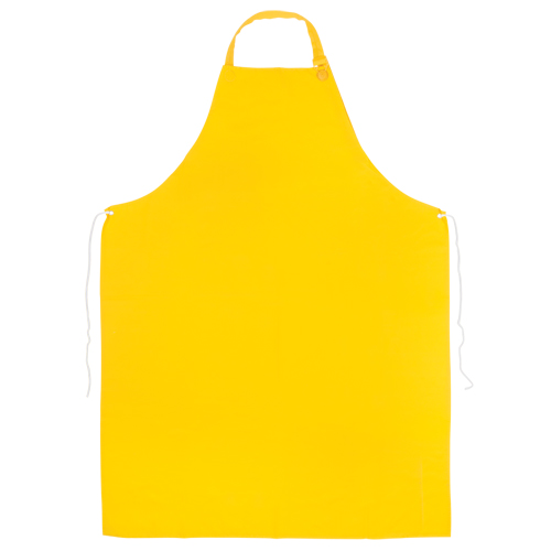 Tablier en PVC, PVC, Jaune, 35" la x 45" lo Moffatt Supply & Specialties