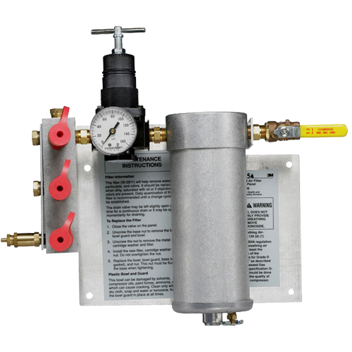 Masques non ajust&eacute;s 3M avec adduction d'air-PANNEAUX FILTRANTS PORTATIFS, Capacit&eacute; 50 pi³/min Moffatt Supply & Specialties