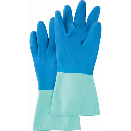 Gants Protector, Taille T-Grand/9/9,5, 13" lo, Nitrile, Doublure en Ouat&eacute;e, 28 mils Moffatt Supply & Specialties