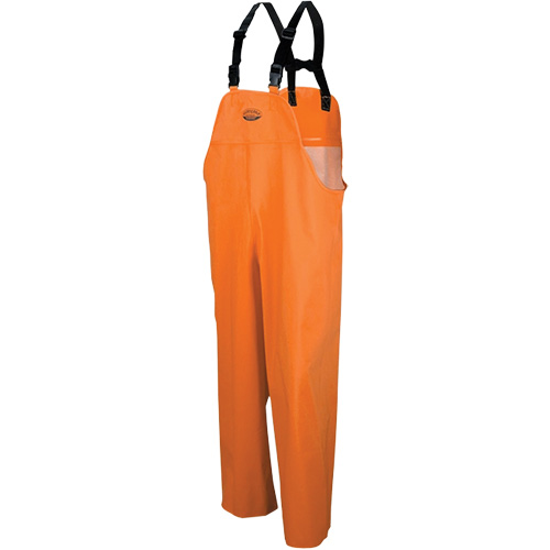 V&ecirc;tements imperm&eacute;ables Hurricane ignifuges et r&eacute;sistants &agrave; l'huile, pantalons, Petit, Orange haute visibilit&eacute; Moffatt Supply & Specialties