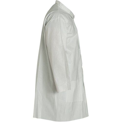 ProShield&reg; 60 Lab Coat, Microporous/Polypropylene, White, Medium Moffatt Supply & Specialties
