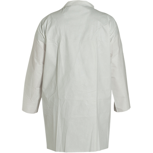 ProShield&reg; 60 Lab Coat, Microporous/Polypropylene, White, Medium Moffatt Supply & Specialties
