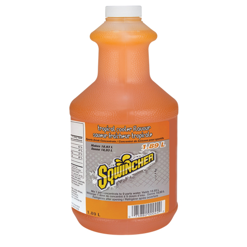 Sqwincher Boisson de r&eacute;hydratation, Concentr&eacute;, Fraîcheur tropicale Moffatt Supply & Specialties