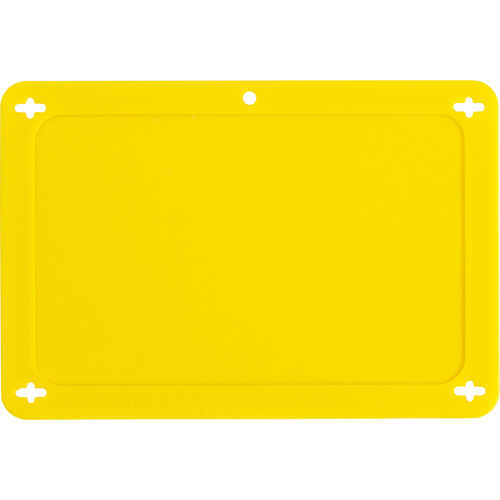 &eacute;tiquette vierge pour vanne, Plastique, 4-3/4" la x 3-1/4" h Moffatt Supply & Specialties