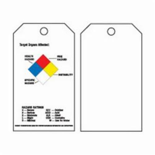 &eacute;tiquettes auto-plastifiantes du droit &agrave; l'information, Polyester, 3" la x 5-3/4" h, Anglais Moffatt Supply & Specialties
