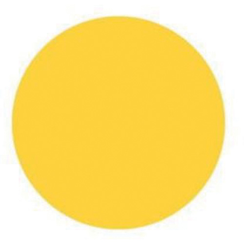 Round Write-On Labels, Circle, 1.5" L x 1.5" W, Yellow Moffatt Supply & Specialties