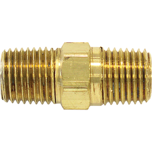 Male Hex Nipple, Brass Moffatt Supply & Specialties