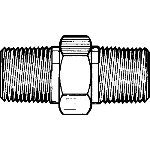 RACCORD HEXAGONAL MALE1/8"-1/8"NPT,LAITON, Laiton Moffatt Supply & Specialties