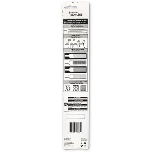 Lime d'affûtage, Plat, 8", Simple/double Moffatt Supply & Specialties