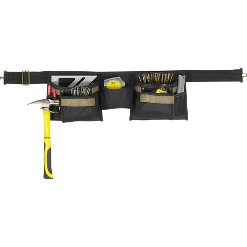 Deluxe Tool Belt Combo, Polyester, Black Moffatt Supply & Specialties