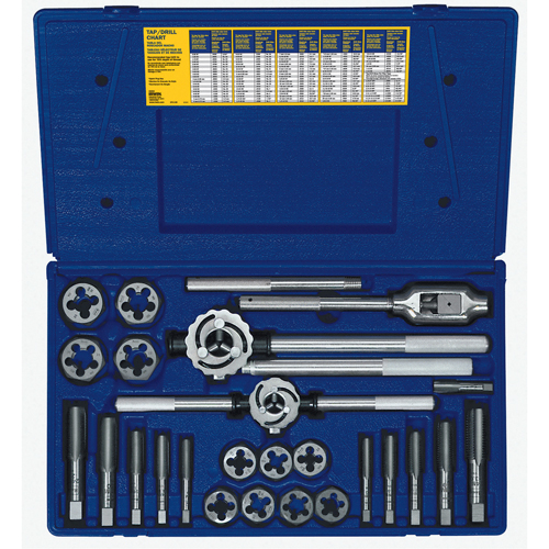 Hanson&reg; Metric Tap & Hex Die Set, 25 Pieces Moffatt Supply & Specialties