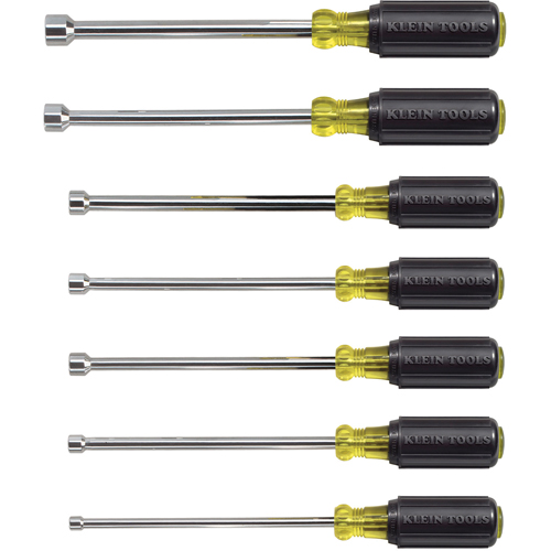 Cushion-Grip Nut Driver Set with 6" Shafts, 7 Pcs., Non Magnetic, Imperial Moffatt Supply & Specialties