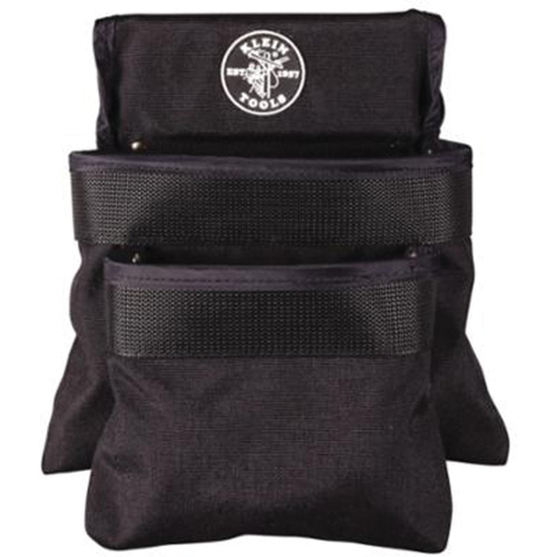 Pochette utilitaire &agrave; 2 poches s&eacute;rie PowerLine, 1000 Denier Cordura&reg;, Noir Moffatt Supply & Specialties