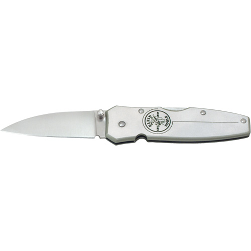 Lightweight Knife with Drop Point Blade, 2-1/4" Blade, Stainless Steel Blade, Aluminum Handle Moffatt Supply & Specialties