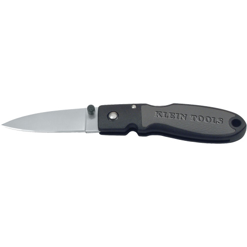 Lightweight Lockback Knife with Drop Point Blade, 2-3/8" Blade, Stainless Steel Blade, Nylon Resin Handle Moffatt Supply & Specialties