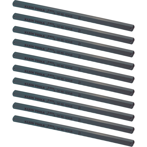 Lames de scie &agrave; m&eacute;taux, Bim&eacute;tal, 12" lo, 18 dents par pouce Moffatt Supply & Specialties