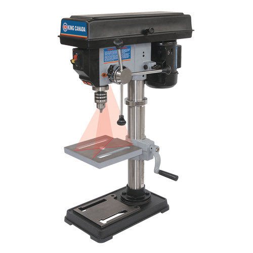 Drill Presses With Laser, 10", 1/2" Chuck, 3050 RPM Moffatt Supply & Specialties