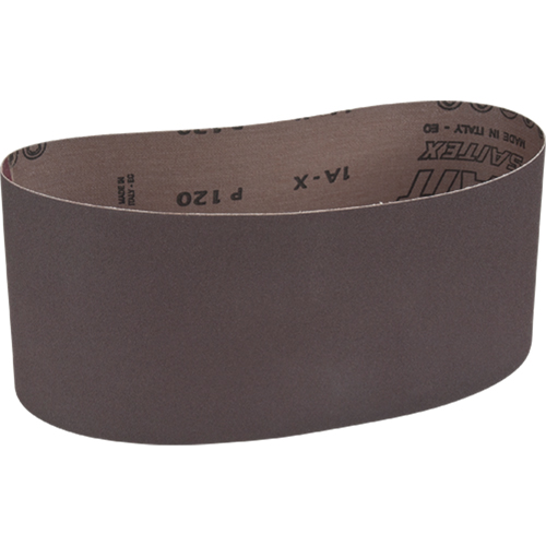 Portable Abrasive Belt, 4" W x 24" L, Aluminum Oxide, 120 Grit Moffatt Supply & Specialties