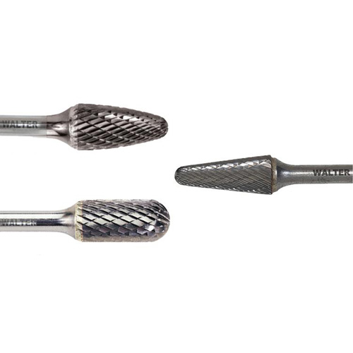 Hard Alloy Ball Nose Cylinder Burr, SC-5, 1/2" Dia., 1" Depth of Cut Moffatt Supply & Specialties