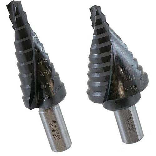 Multi-Step Drill Bit Set, 3 Pieces, High Speed Steel Moffatt Supply & Specialties