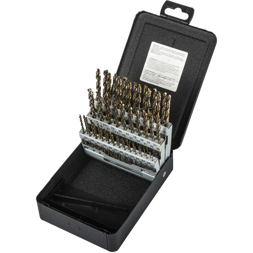 Jobber Length Drill Bit Set, 60 Pieces, High Speed Cobalt Moffatt Supply & Specialties