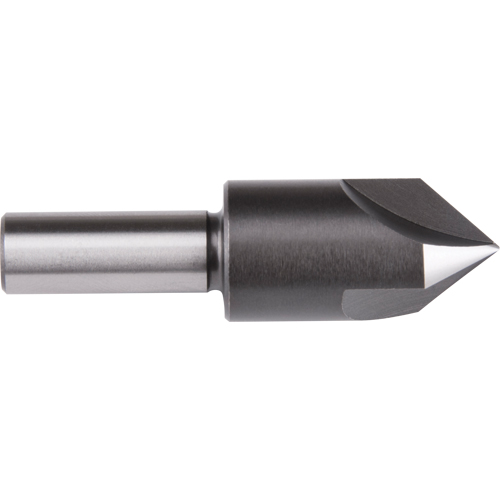 Straight Shank Countersink, 3/8", High Speed Steel, 60° Angle, 3 Flutes Moffatt Supply & Specialties