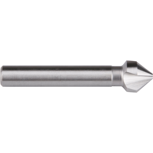 Straight Shank Countersink, 20.5 mm, High Speed Steel, 82° Angle, 3 Flutes Moffatt Supply & Specialties