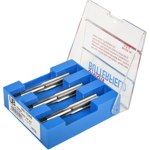Hand Tap Set, High Speed Steel, 9/16"-18 Thread Moffatt Supply & Specialties
