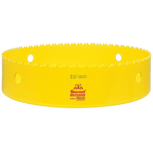 Scie &agrave; cloche bim&eacute;tal 8-9/32, 8-9/32", Profondeur de la coupe 2", Bim&eacute;tal Moffatt Supply & Specialties