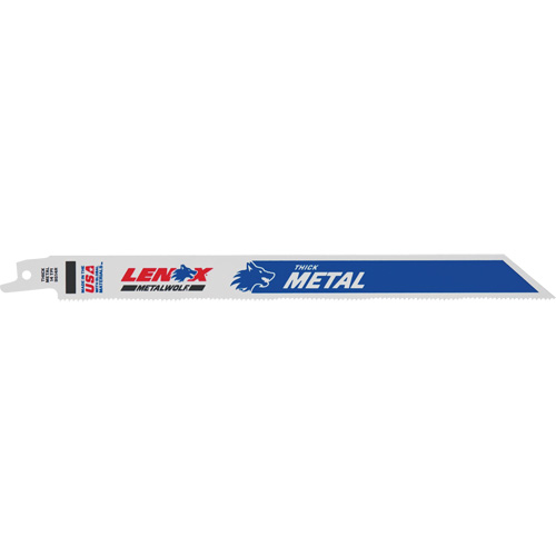 Metal Cutting Reciprocating Saw Blades, Bi-Metal, 14 TPI, 9" L x 3/4" W Moffatt Supply & Specialties