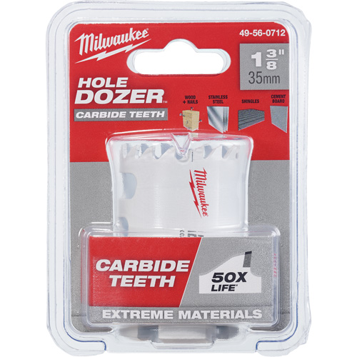 Hole Dozer Hole Saw, 1-3/8", 1-5/8" Depth of Cut, Carbide Moffatt Supply & Specialties