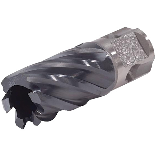 Fraise annulaire &agrave; tige universelle Icecut, Diam&egrave;tre de 7/16", Acier rapide, Profondeur de la coupe de 1", Tige 3/4" Moffatt Supply & Specialties