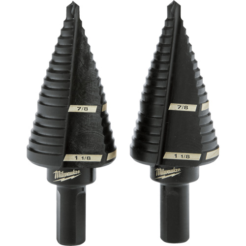 Forets &eacute;tag&eacute;s #9, 7/8" - 1-1/8", Incr&eacute;ments de 1/4", Acier rapide Moffatt Supply & Specialties